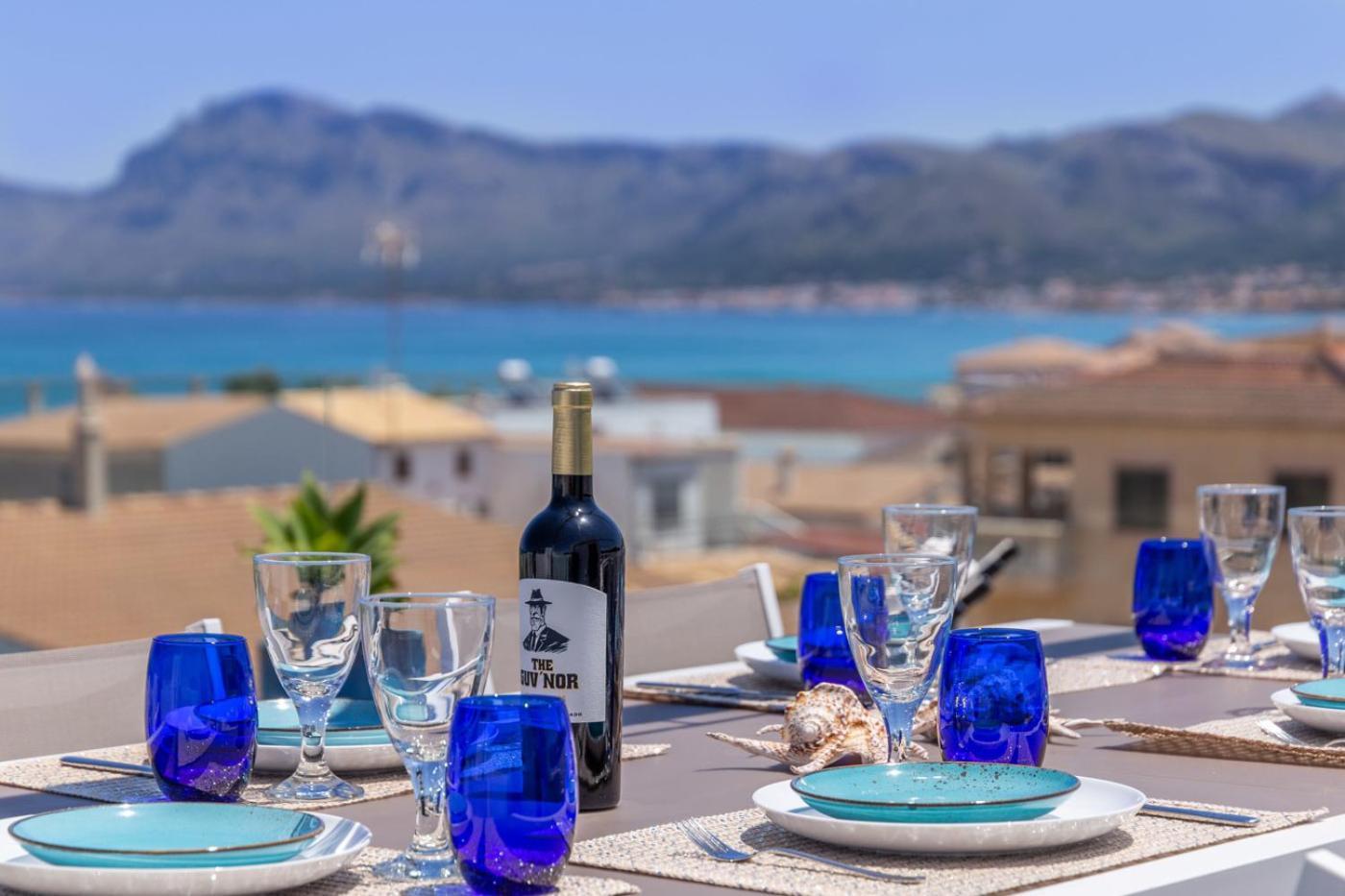 Ferienhaus Modern Panoramic Sea View House Mallorca Son Serra de Marina